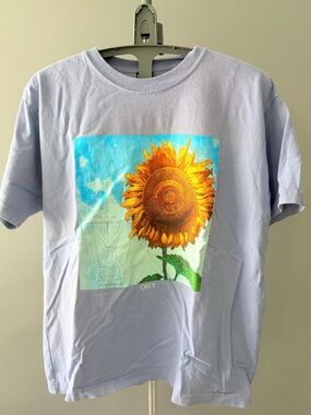 Obey Sunflower Graphic Boxy Shirt
